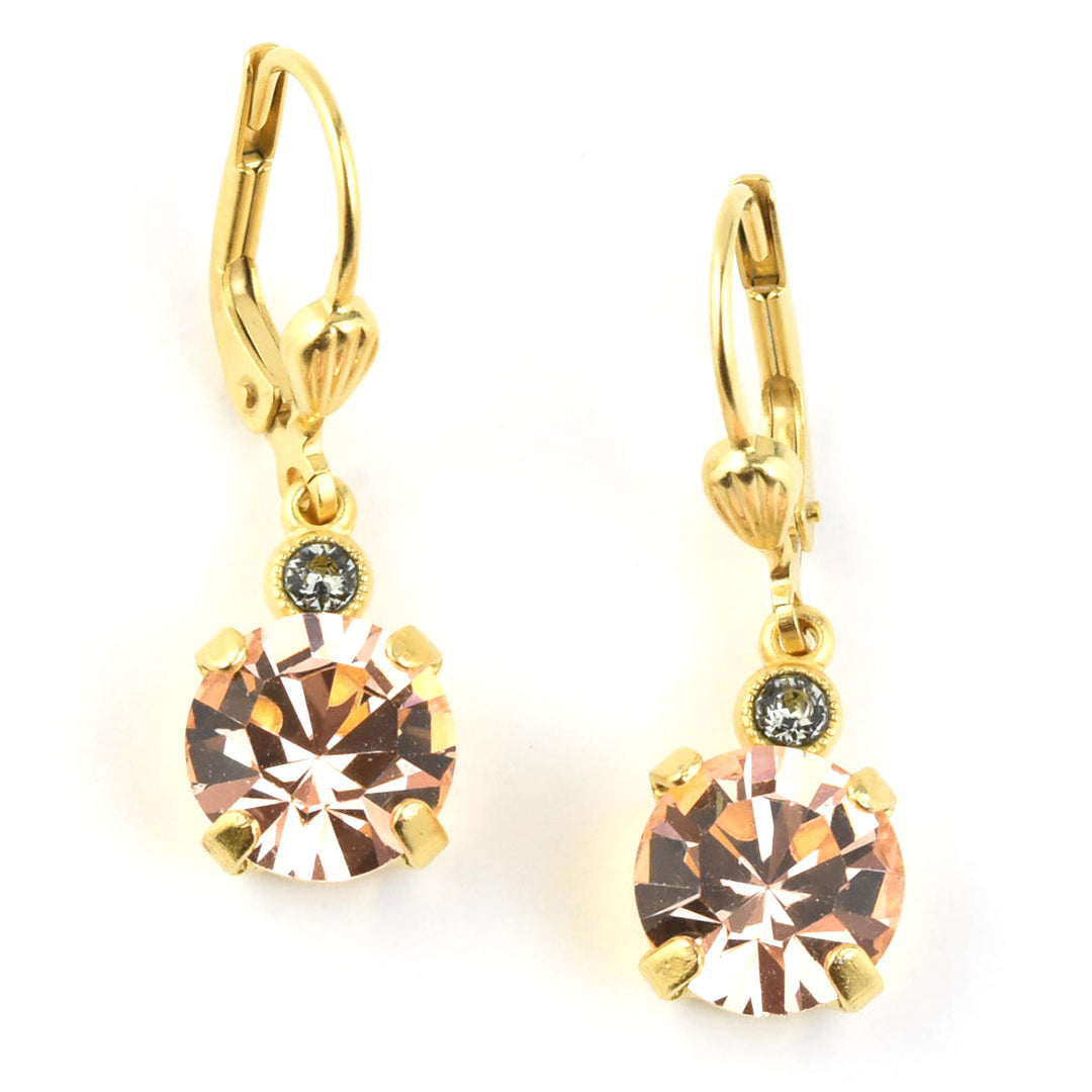 Classic Crystal Mini Drops in Gold Plate - Goldmakers Fine Jewelry