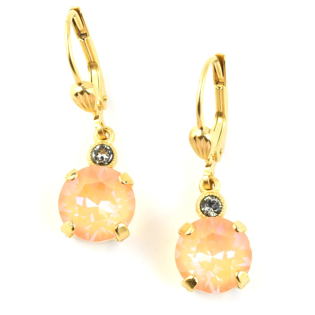 Classic Crystal Mini Drops in Gold Plate - Goldmakers Fine Jewelry
