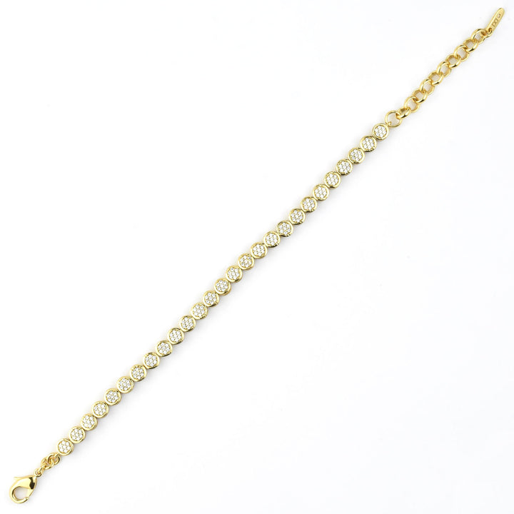 Mirabeau Pave Tennis Bracelet - Goldmakers Fine Jewelry