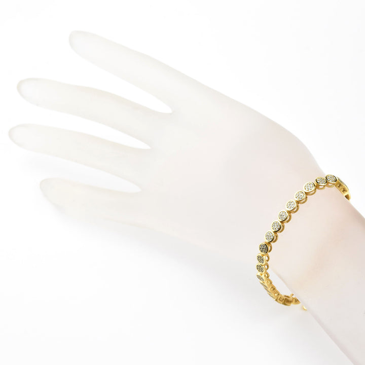 Mirabeau Pave Tennis Bracelet - Goldmakers Fine Jewelry