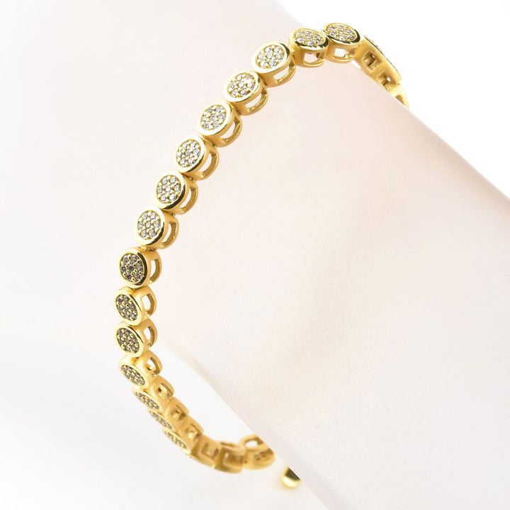 Mirabeau Pave Tennis Bracelet - Goldmakers Fine Jewelry