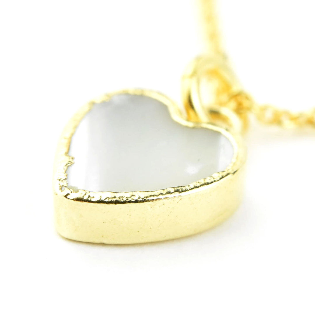 Mother of Pearl Heart Necklace