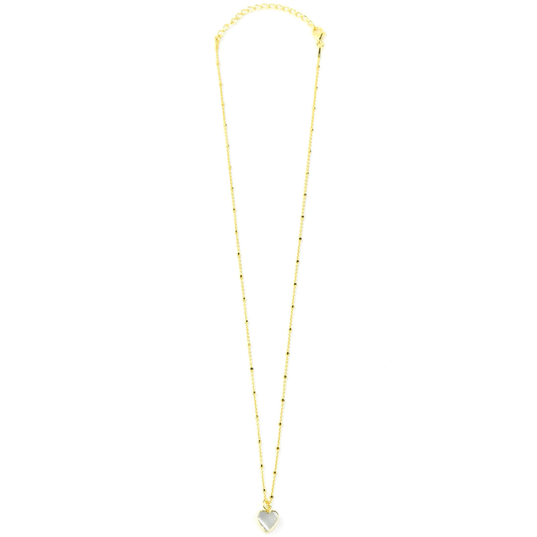 Mother of Pearl Heart Necklace