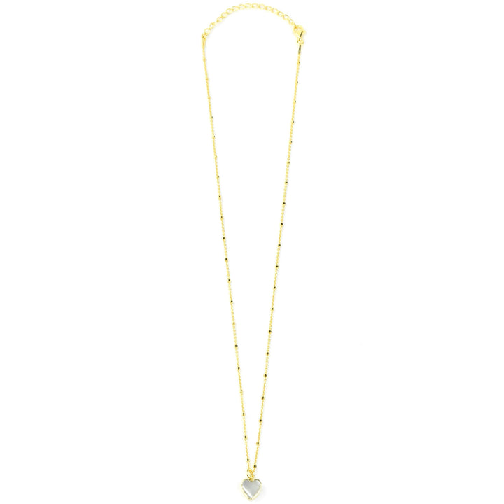 Mother of Pearl Heart Necklace