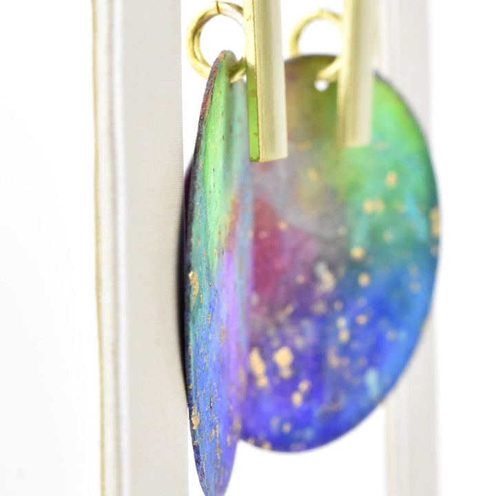 Monocycle Galaxy Earrings - Goldmakers Fine Jewelry