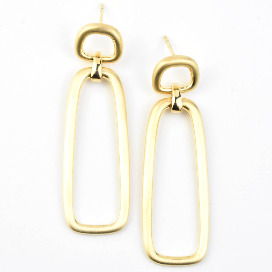Montecito Chain Link Earrings - Goldmakers Fine Jewelry