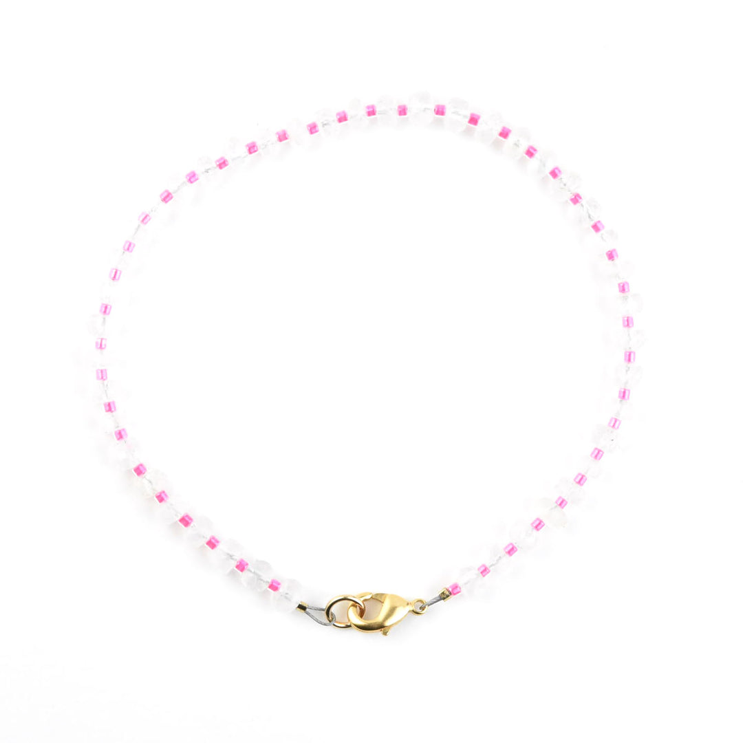 Moonstone Beaded Bracelet - Goldmakers Fine Jewelry
