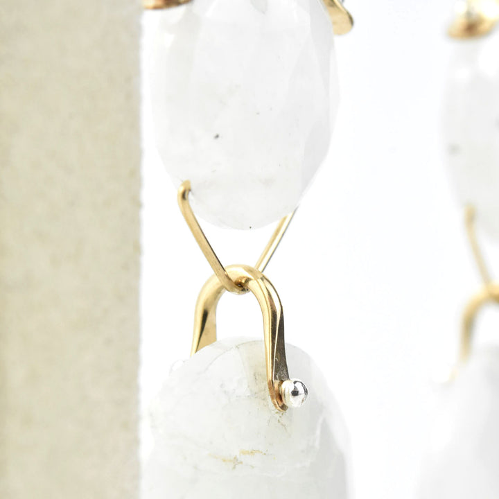 Mosaic Cushion Coin Earrings - Goldmakers Fine Jewelry