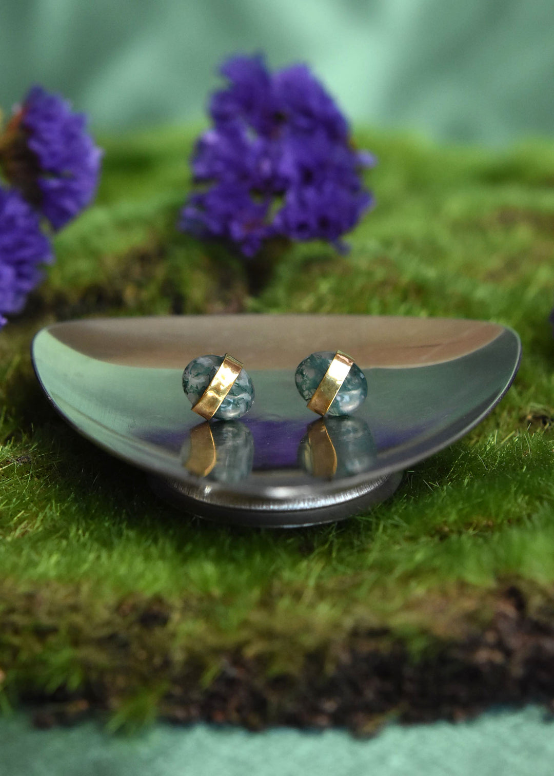 Gemstone Stud Earrings - Goldmakers Fine Jewelry