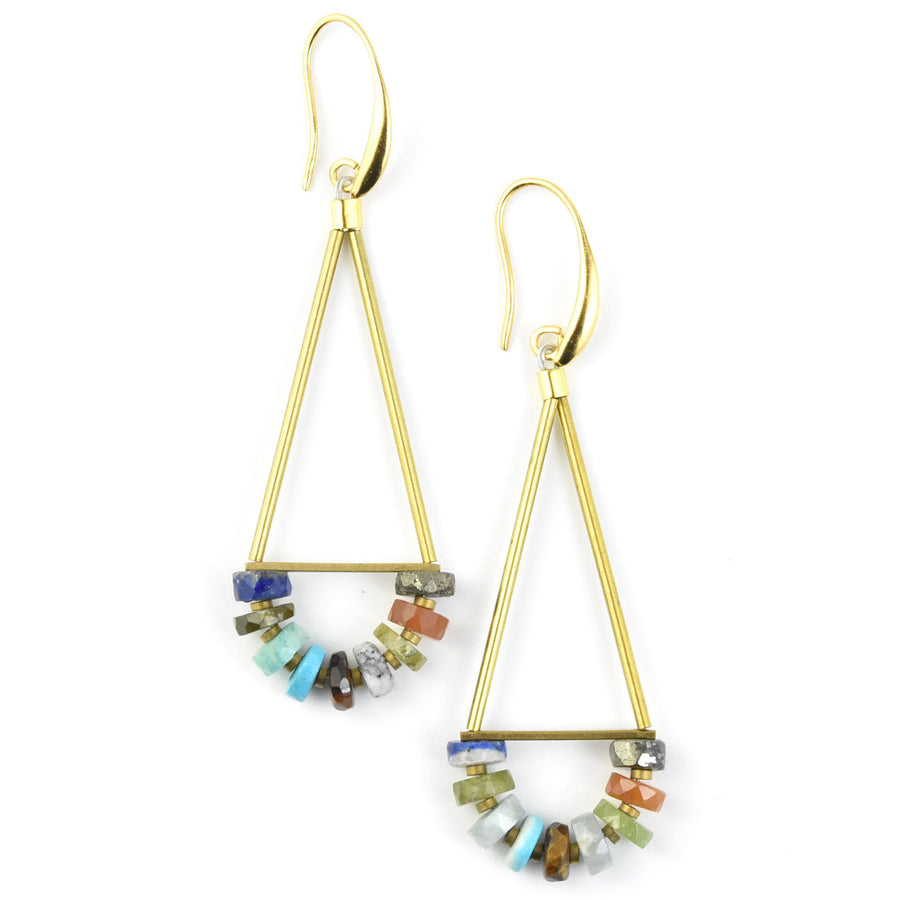 Multi-Stone Earrings - Goldmakers Fine Jewelry