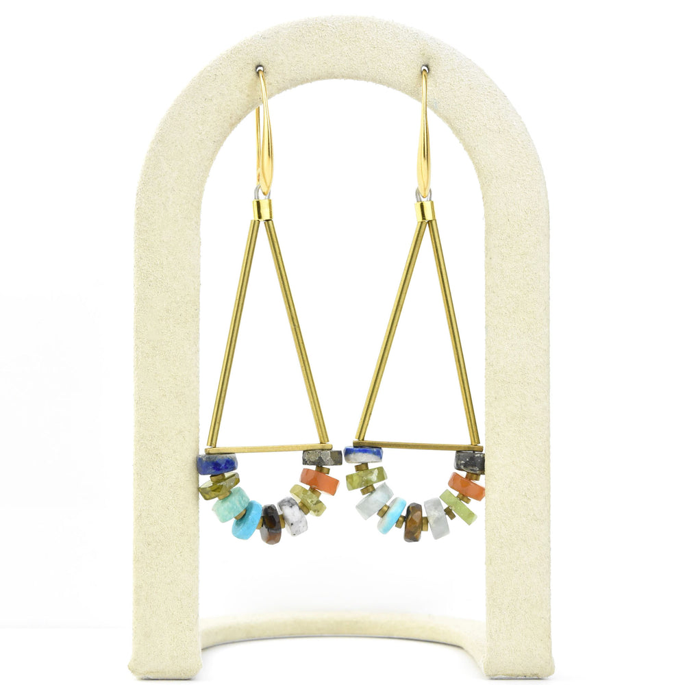 Multi-Stone Earrings - Goldmakers Fine Jewelry
