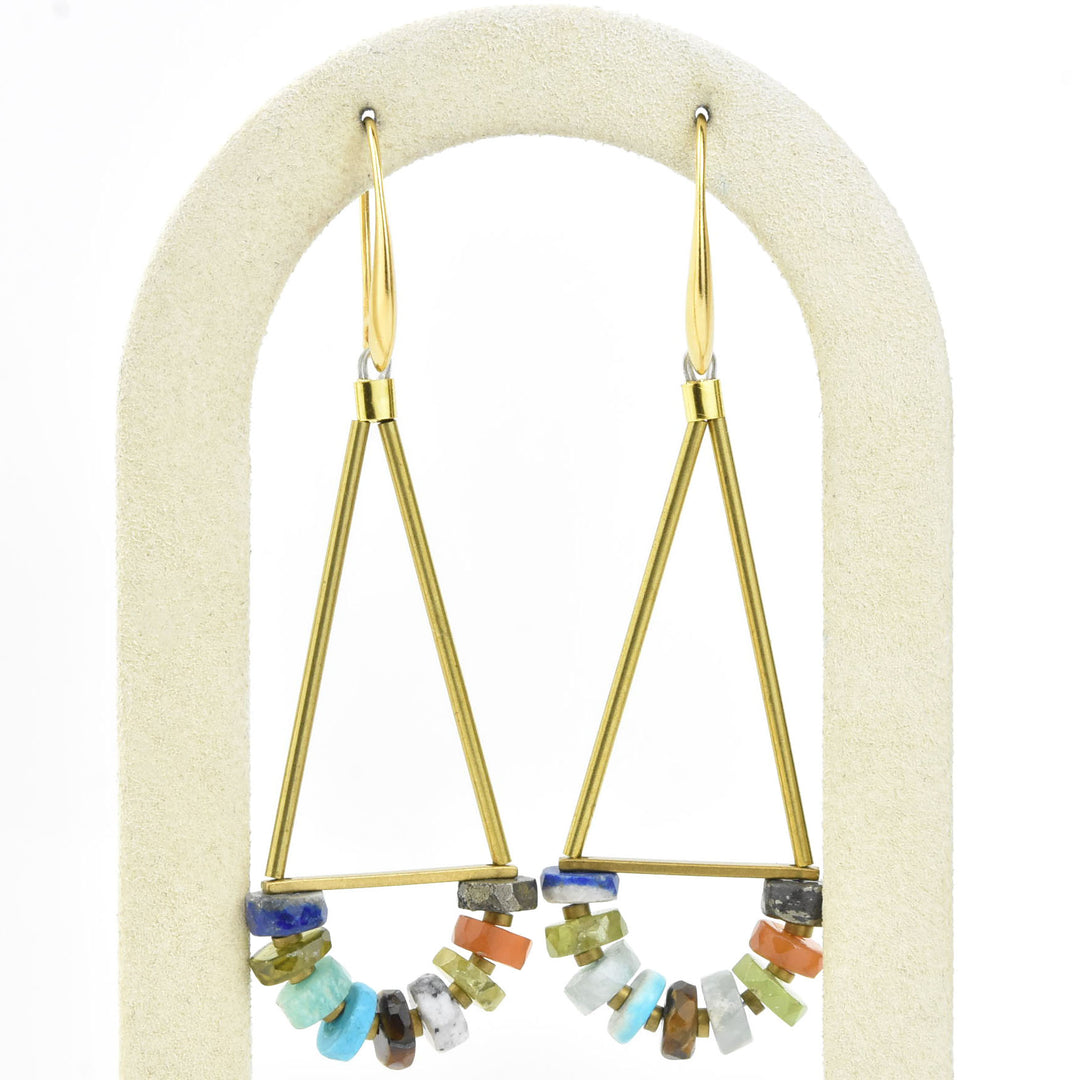 Multi-Stone Earrings - Goldmakers Fine Jewelry