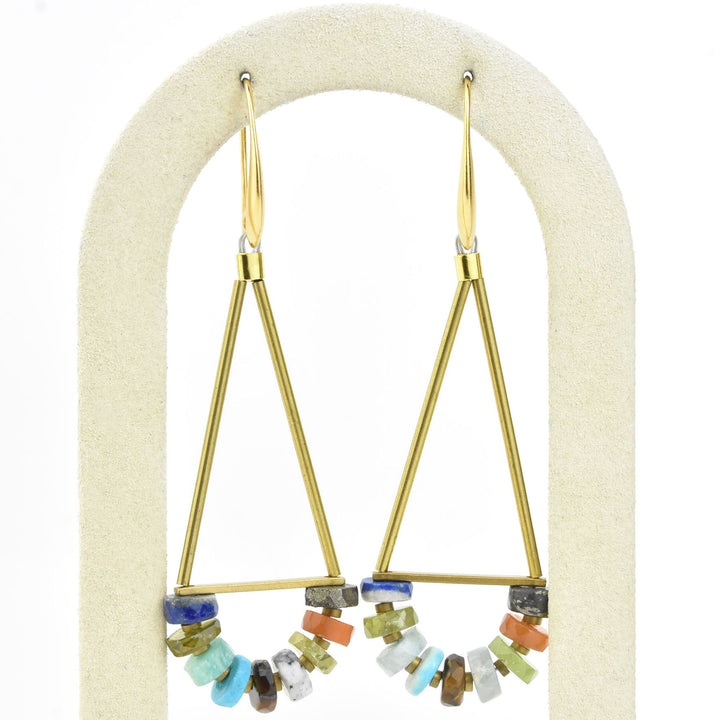 Multi-Stone Earrings - Goldmakers Fine Jewelry