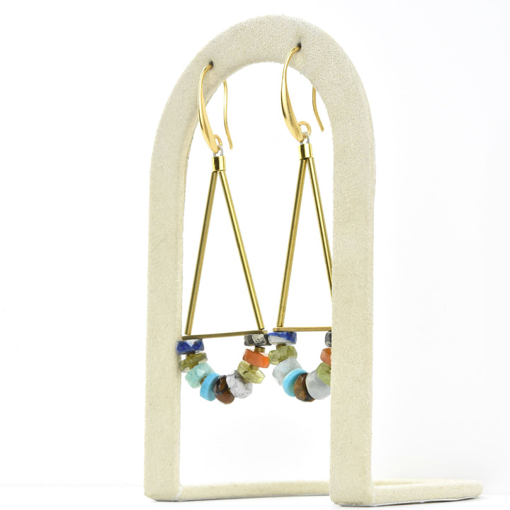 Multi-Stone Earrings - Goldmakers Fine Jewelry