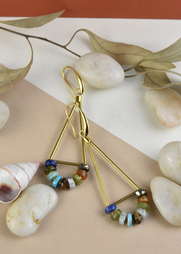 Multi-Stone Earrings - Goldmakers Fine Jewelry
