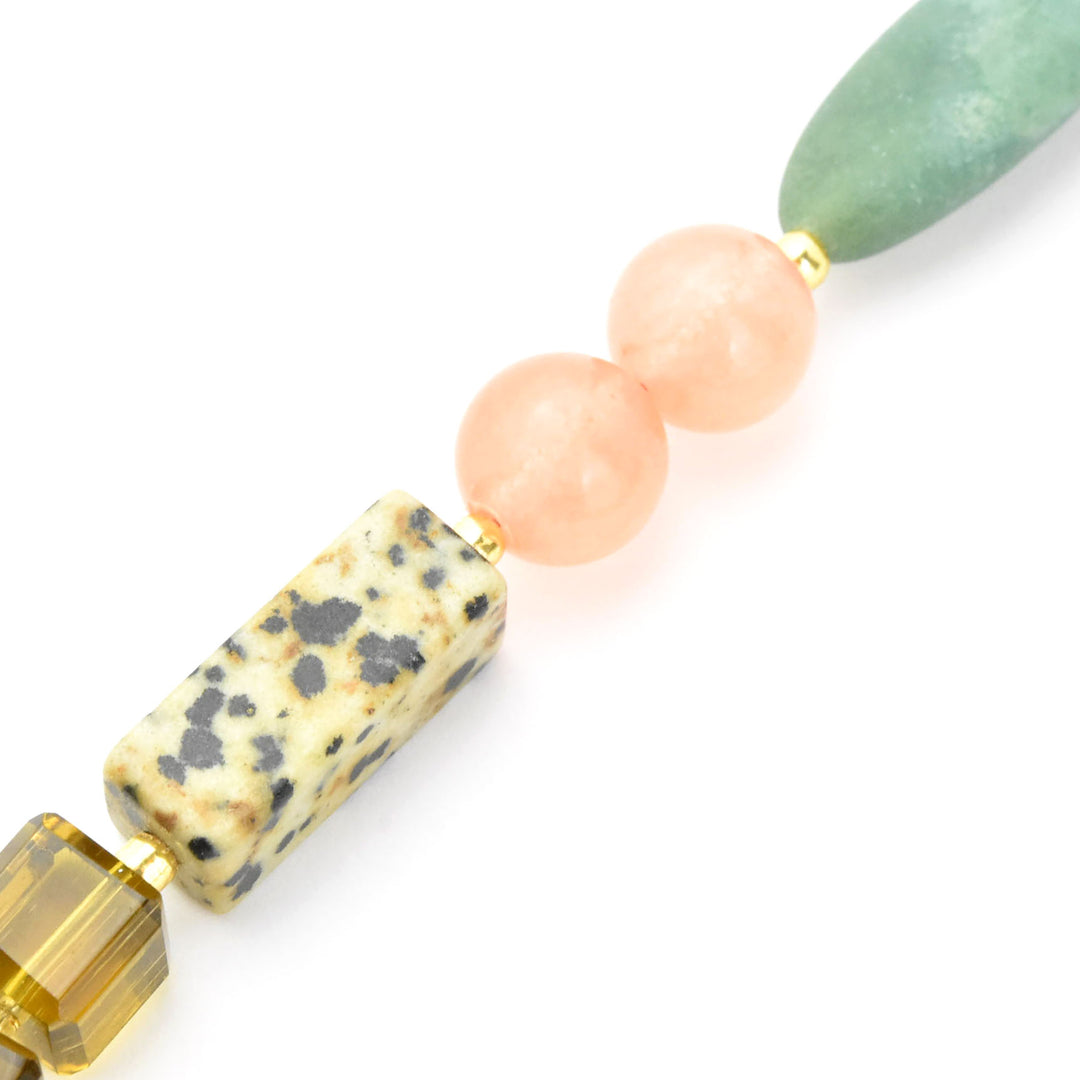 Multicolored Pearl Beaded Necklace