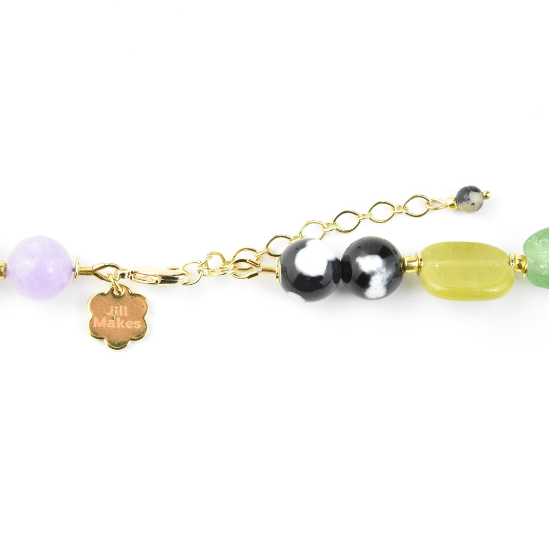 Multicolored Pearl Beaded Necklace