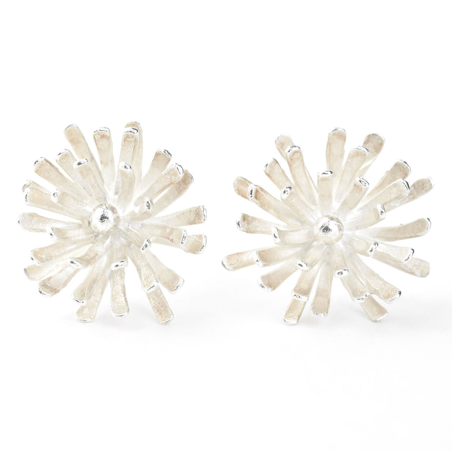 Mum Post Earrings - Goldmakers Fine Jewelry