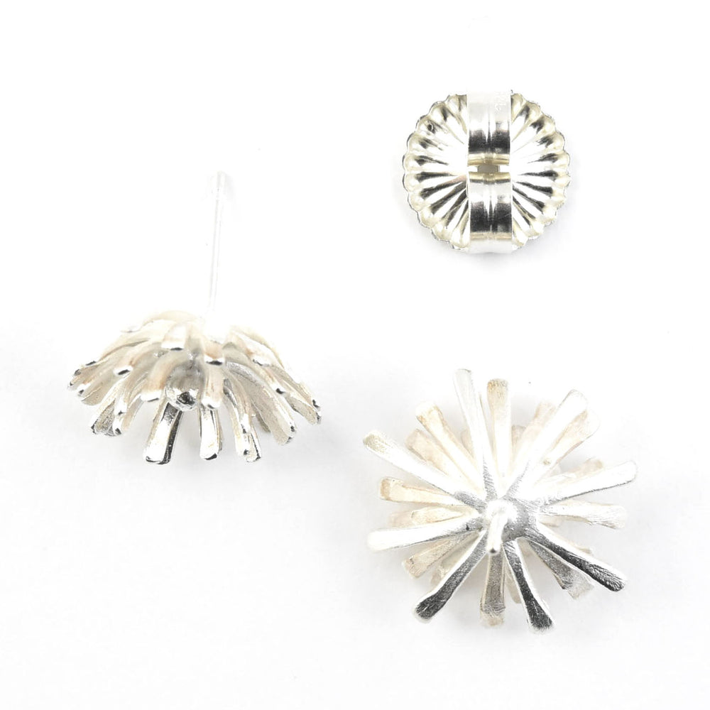 Mum Post Earrings - Goldmakers Fine Jewelry