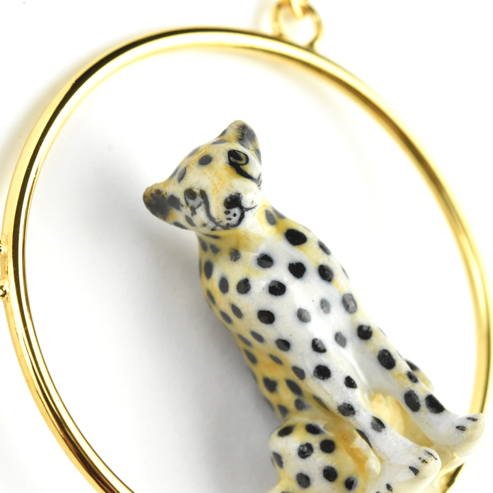 Leopard Mini Pendant Necklace - Goldmakers Fine Jewelry