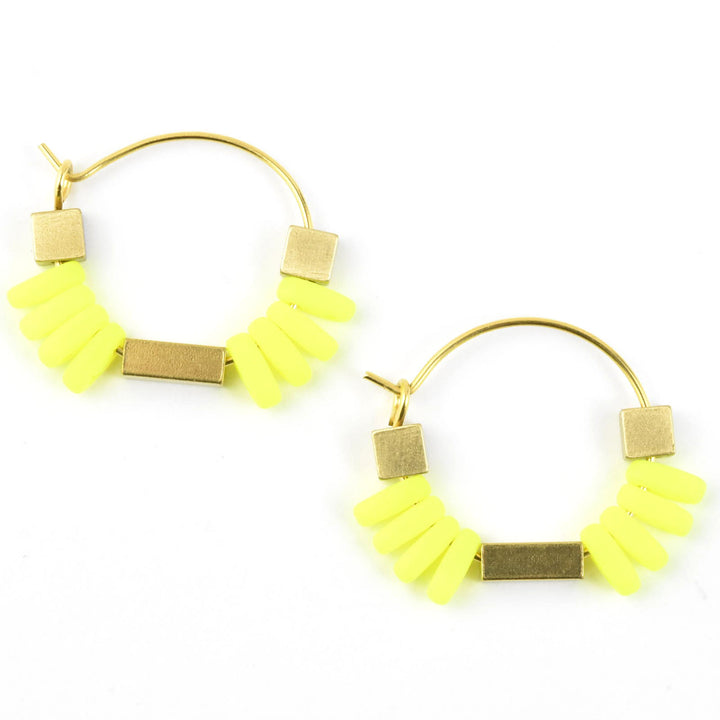 Neon Mini Hoops