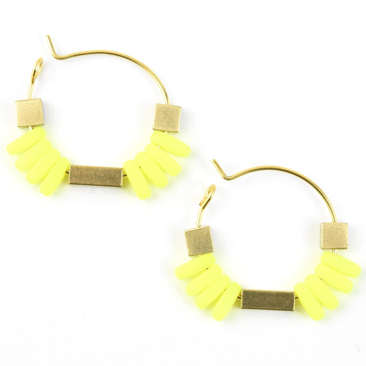 Neon Mini Hoops