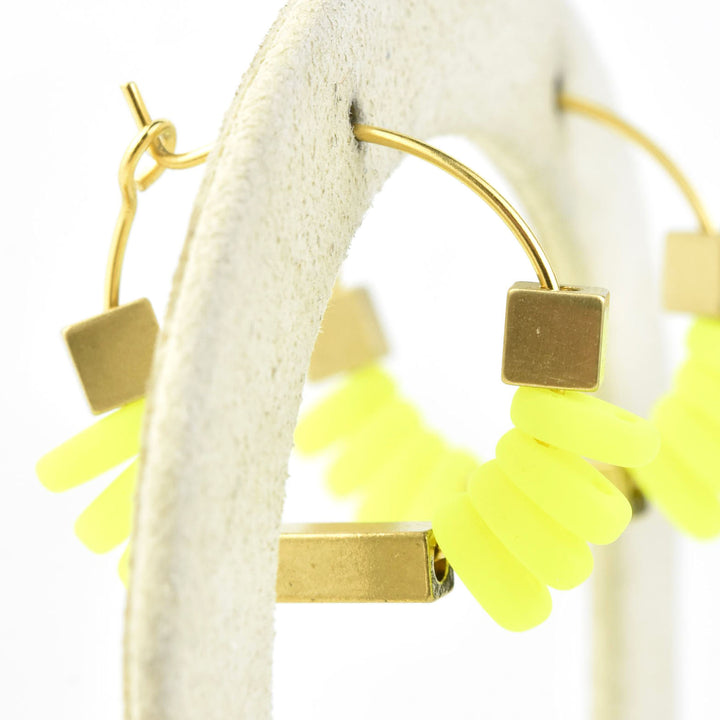 Neon Mini Hoops