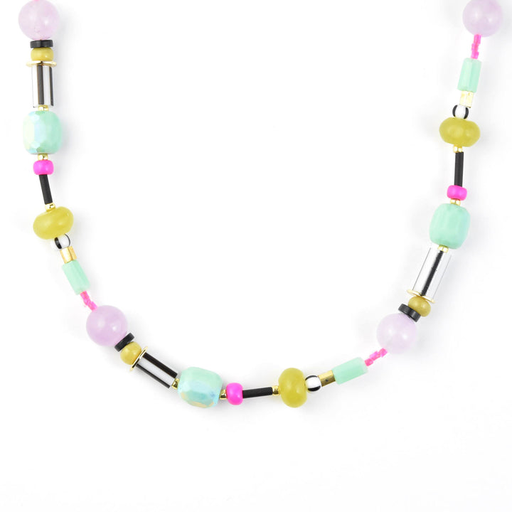 Neon Beaded Necklace
