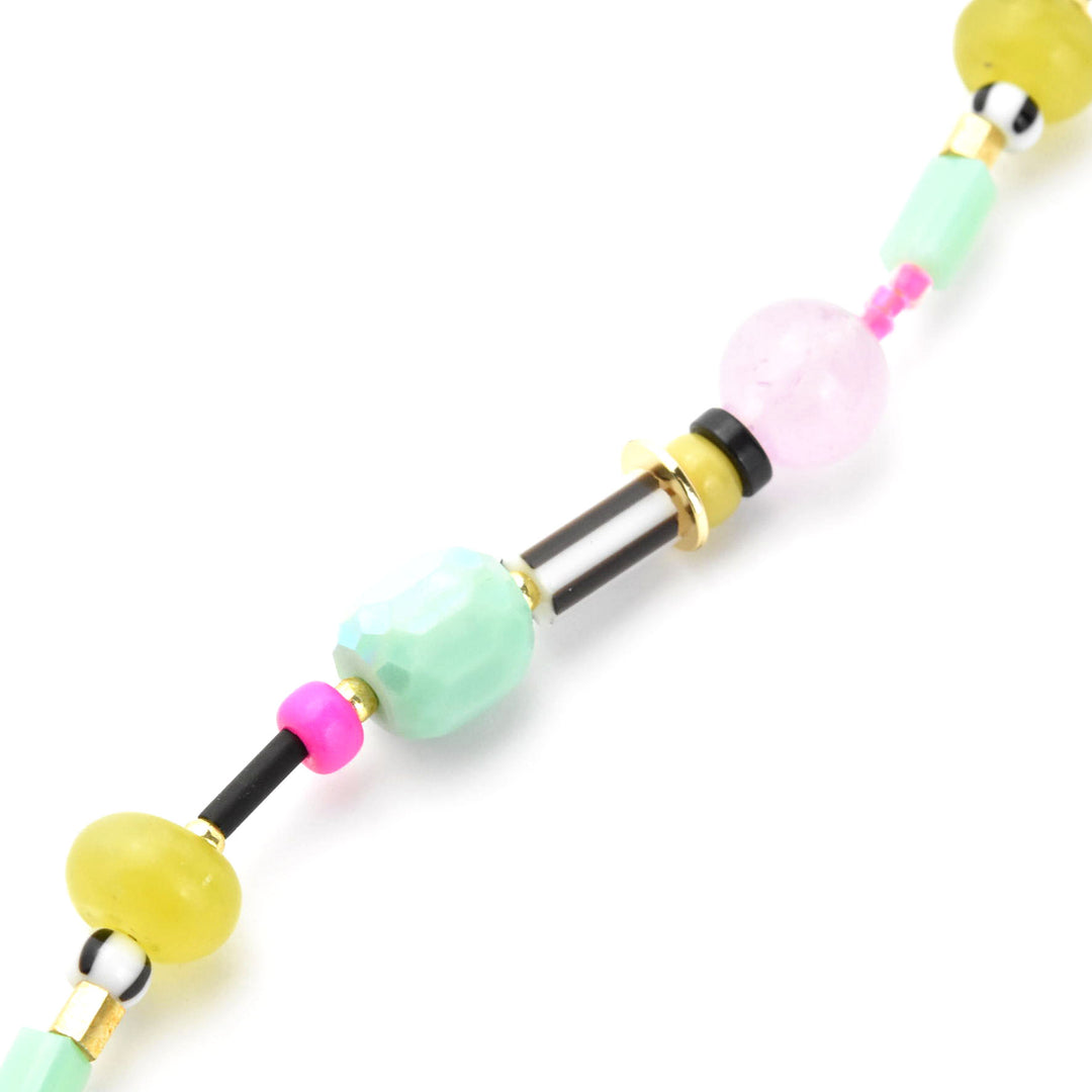 Neon Beaded Necklace
