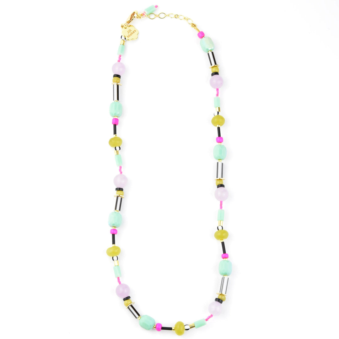 Neon Beaded Necklace