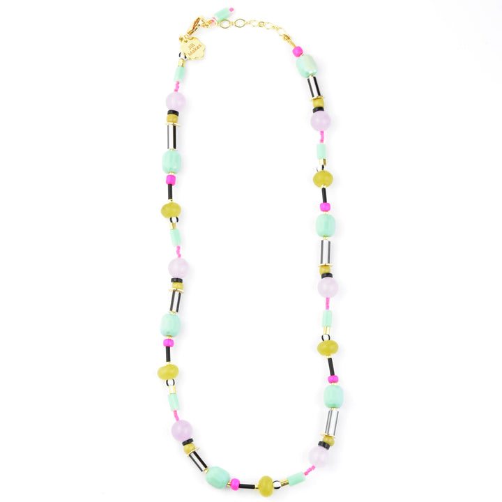 Neon Beaded Necklace