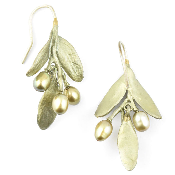 Olive Branch Earrings - Goldmakers Fine Jewelry