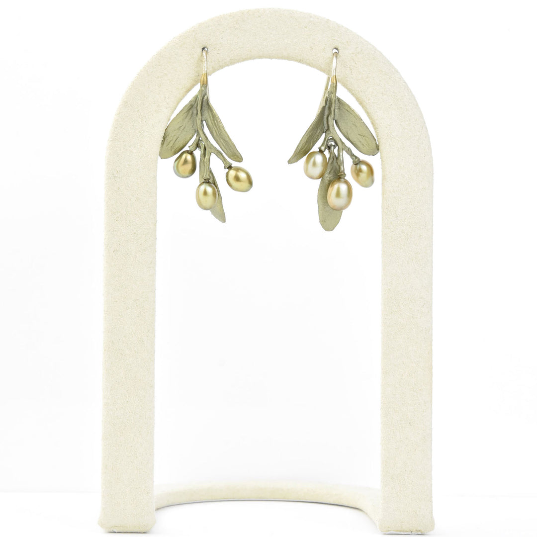 Olive Branch Earrings - Goldmakers Fine Jewelry