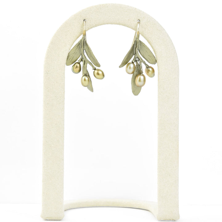 Olive Branch Earrings - Goldmakers Fine Jewelry