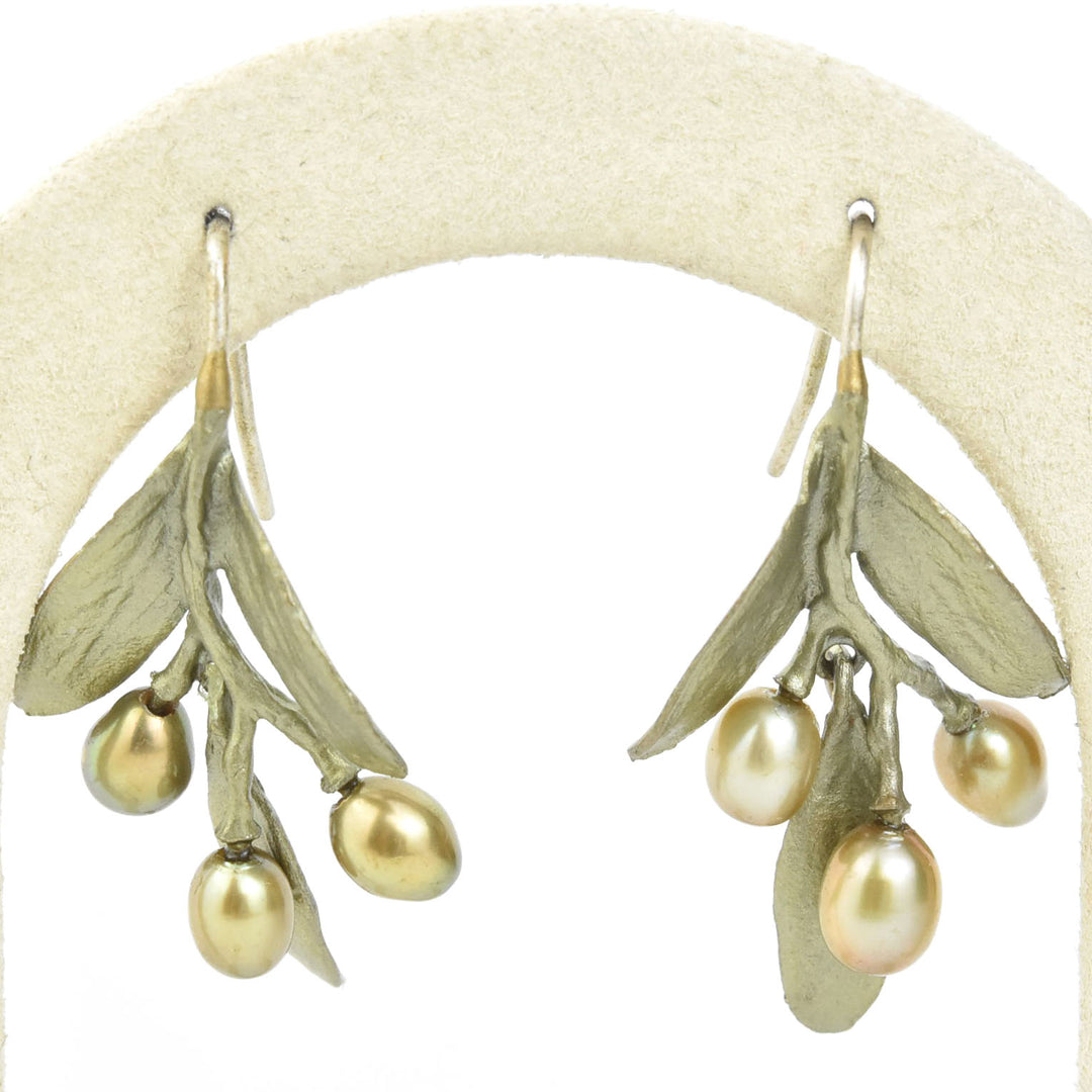 Olive Branch Earrings - Goldmakers Fine Jewelry