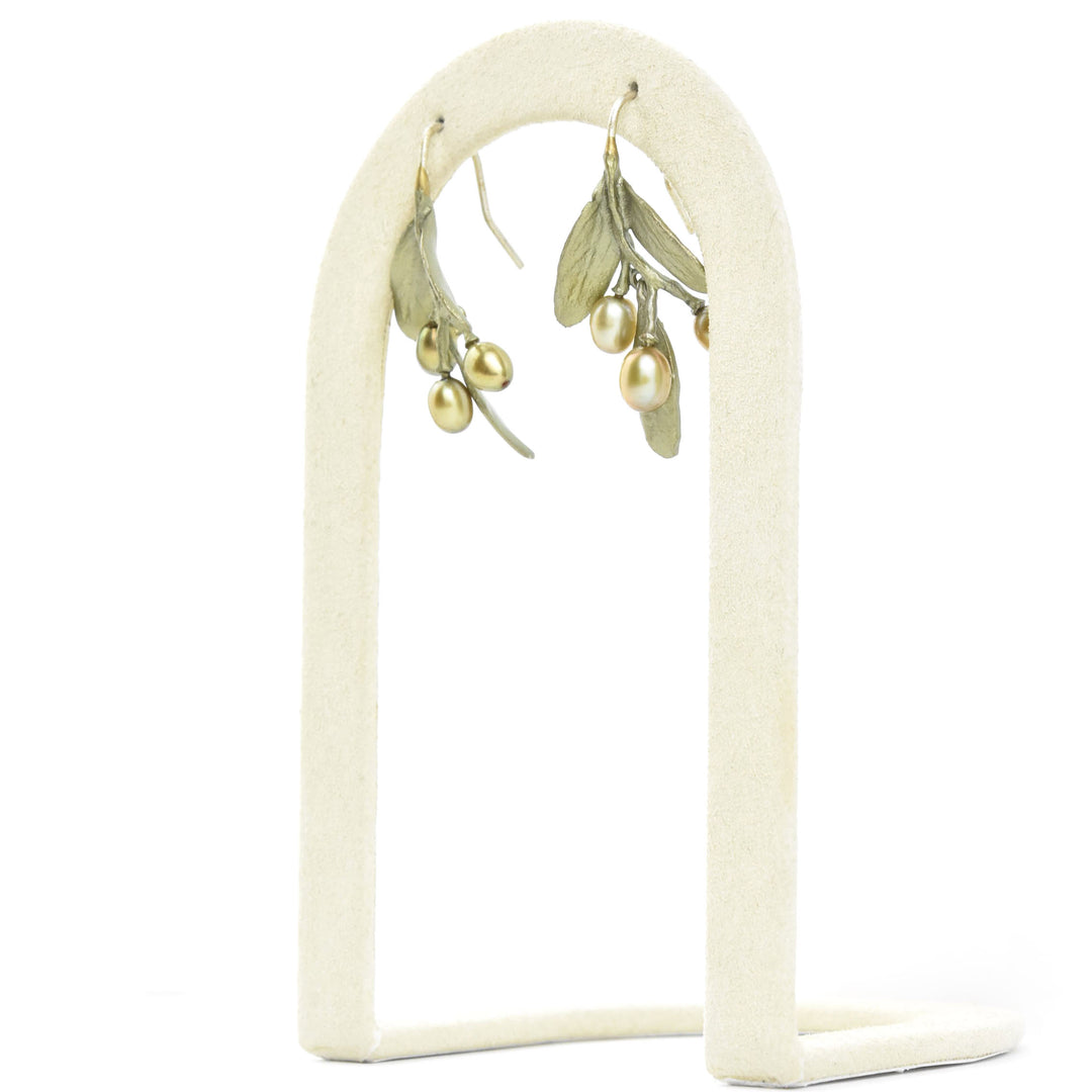 Olive Branch Earrings - Goldmakers Fine Jewelry