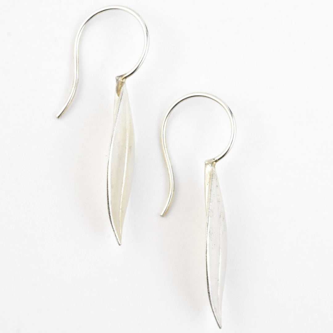 Olive Leaf Drop Earrings - Goldmakers Fine Jewelry