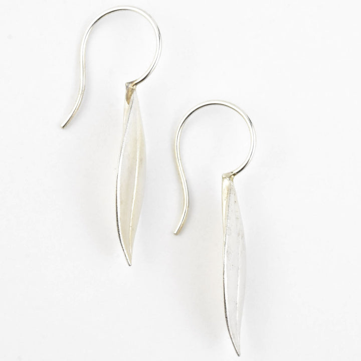 Olive Leaf Drop Earrings - Goldmakers Fine Jewelry