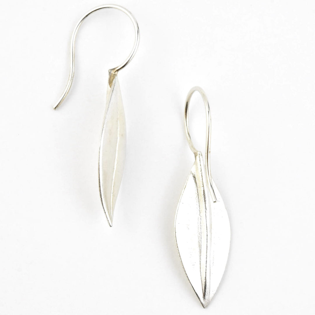 Olive Leaf Drop Earrings - Goldmakers Fine Jewelry