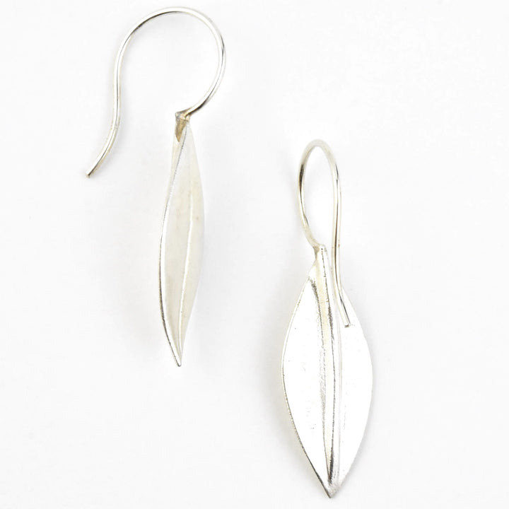 Olive Leaf Drop Earrings - Goldmakers Fine Jewelry