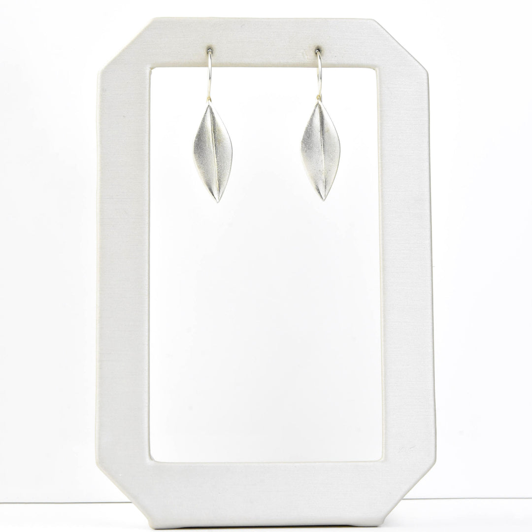 Olive Leaf Drop Earrings - Goldmakers Fine Jewelry