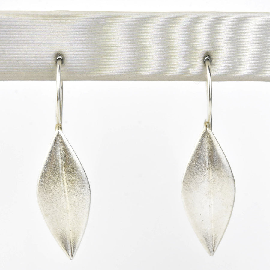 Olive Leaf Drop Earrings - Goldmakers Fine Jewelry