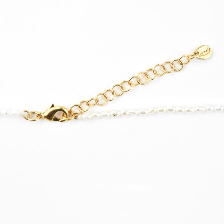Orange Blossom and Pearl Necklace