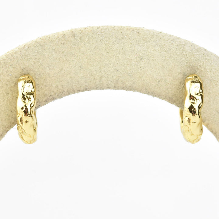 Organic Huggie Hoops