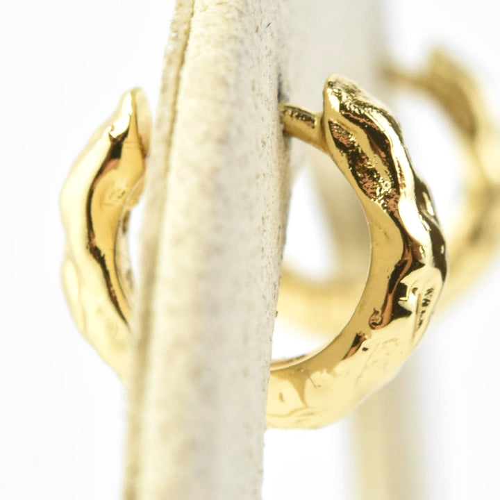 Organic Huggie Hoops