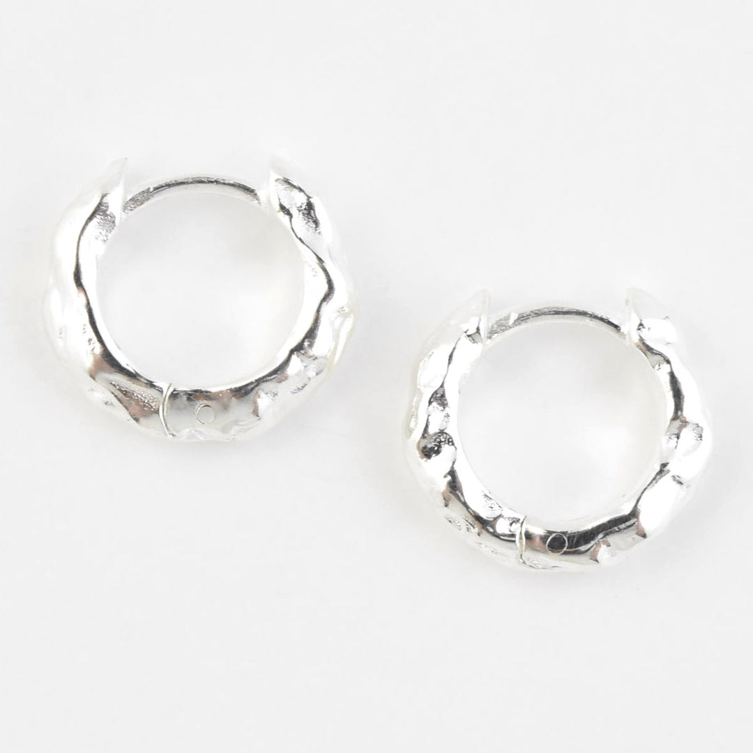 Organic Huggie Hoops