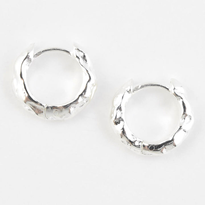 Organic Huggie Hoops