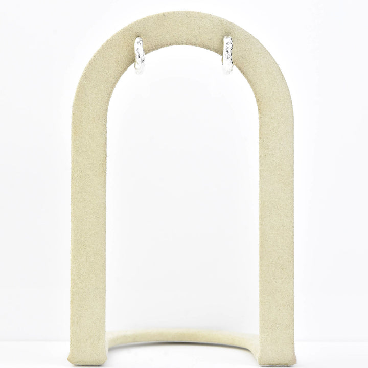 Organic Huggie Hoops