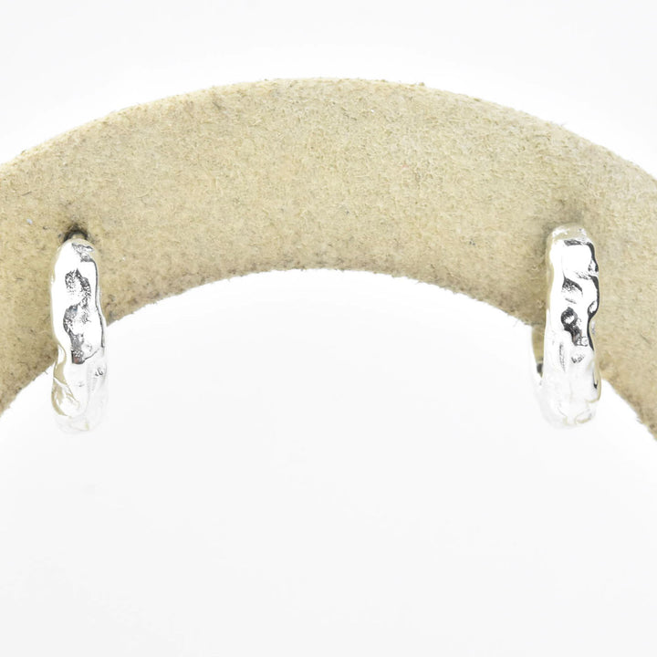 Organic Huggie Hoops