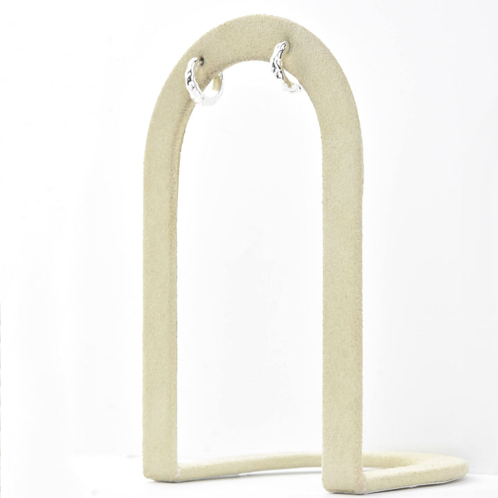 Organic Huggie Hoops